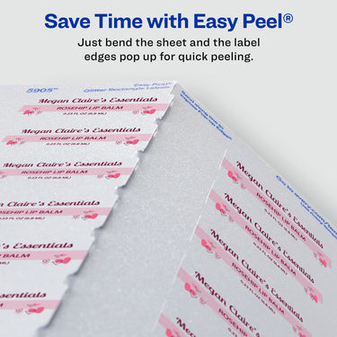 Avery Luxe Collection Glitter Stickers, 1